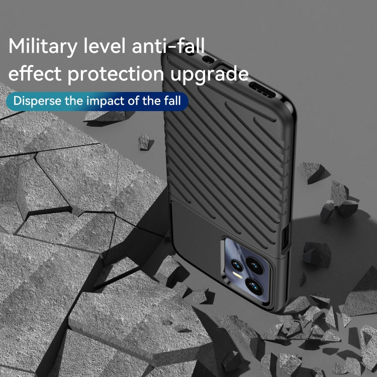 For OPPO Realme C35 Thunderbolt Shockproof TPU Protective Soft Phone Case