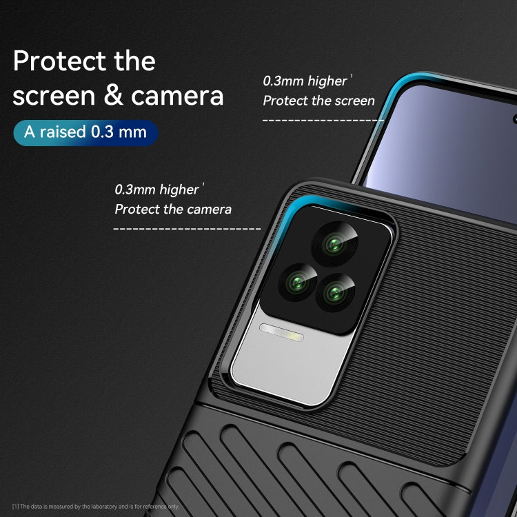 For Xiaomi Redmi K50 Pro Thunderbolt Shockproof TPU Protective Soft Case(Black)