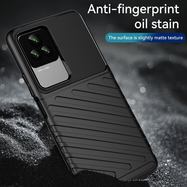 For Xiaomi Redmi K50 Pro Thunderbolt Shockproof TPU Protective Soft Case(Black)