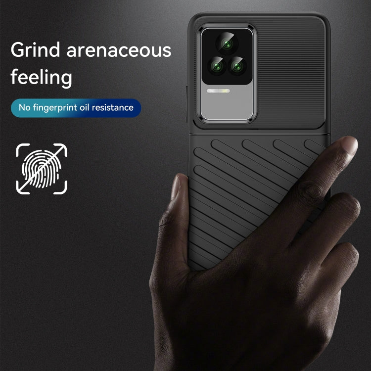 For Xiaomi Redmi K50 Pro Thunderbolt Shockproof TPU Protective Soft Case(Black)