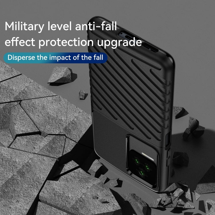 For Xiaomi Redmi K50 Pro Thunderbolt Shockproof TPU Protective Soft Case(Black)