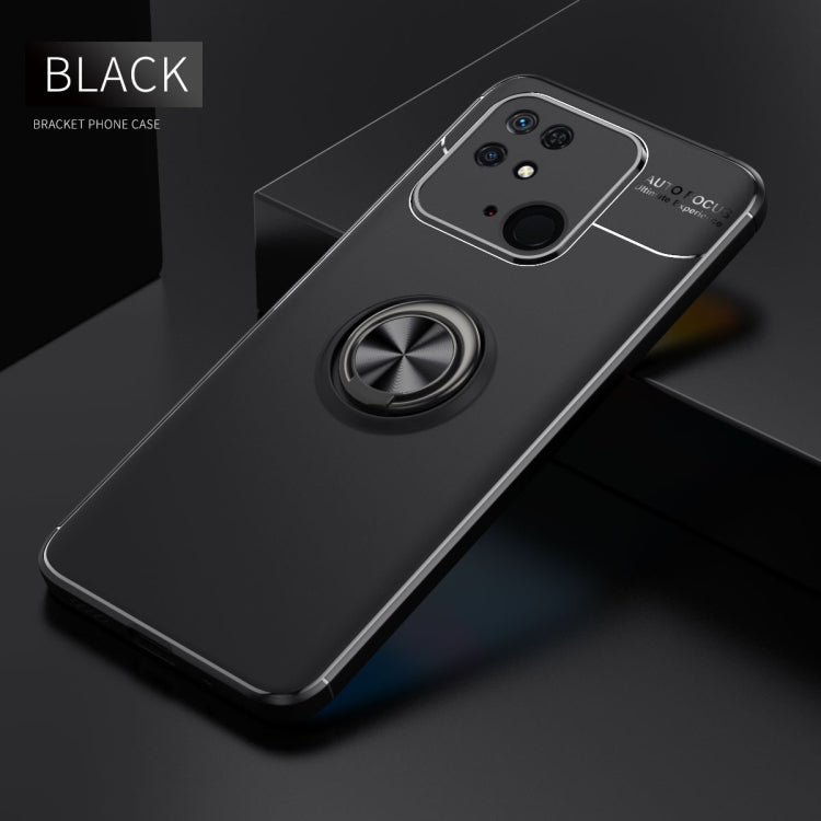 For Xiaomi Redmi 10C Metal Ring Holder TPU Phone Case