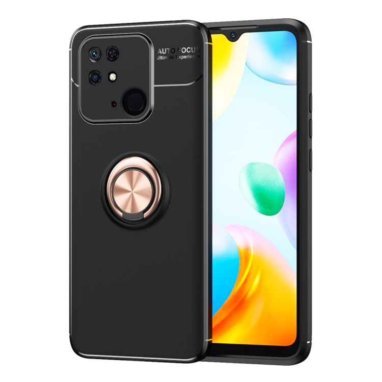 For Xiaomi Redmi 10C Metal Ring Holder TPU Phone Case