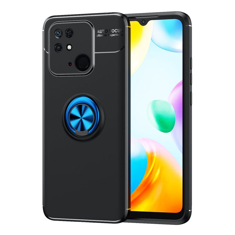 For Xiaomi Redmi 10C Metal Ring Holder TPU Phone Case