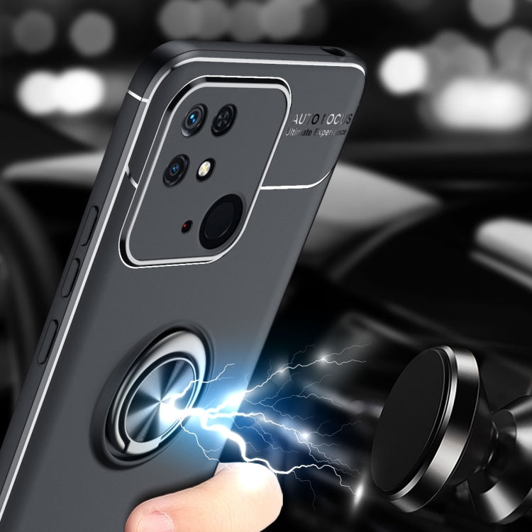 For Xiaomi Redmi 10C Metal Ring Holder TPU Phone Case