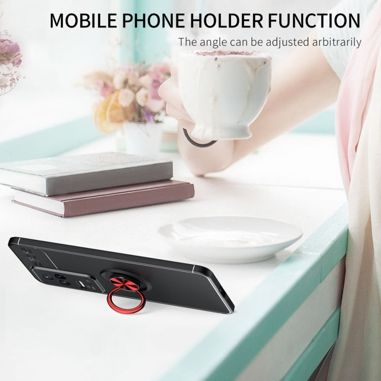 For Xiaomi Redmi K40S Metal Ring Holder TPU Phone Case