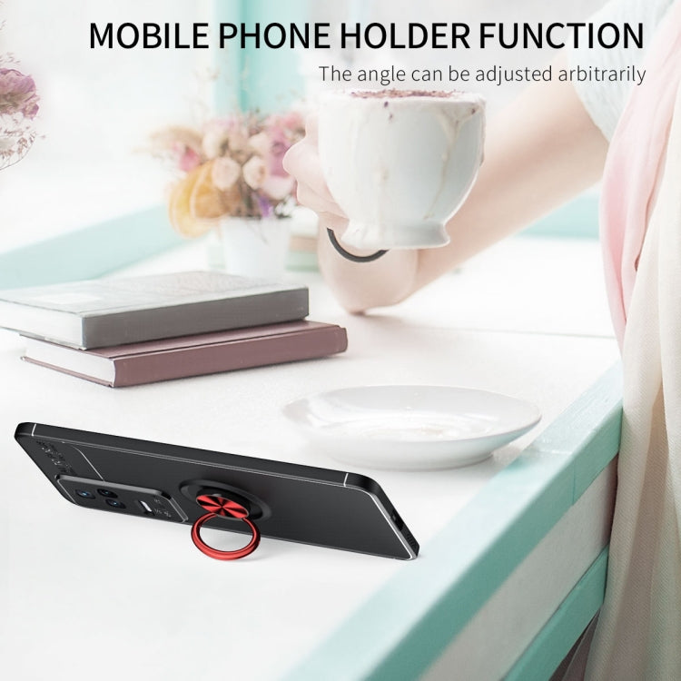 For Xiaomi Redmi K50 / K50 Pro Metal Ring Holder TPU Phone Case