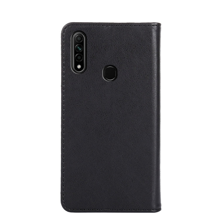 For OPPO A8 / A31 2020 Non-Magnetic Retro Texture Horizontal Flip Leather Phone Case
