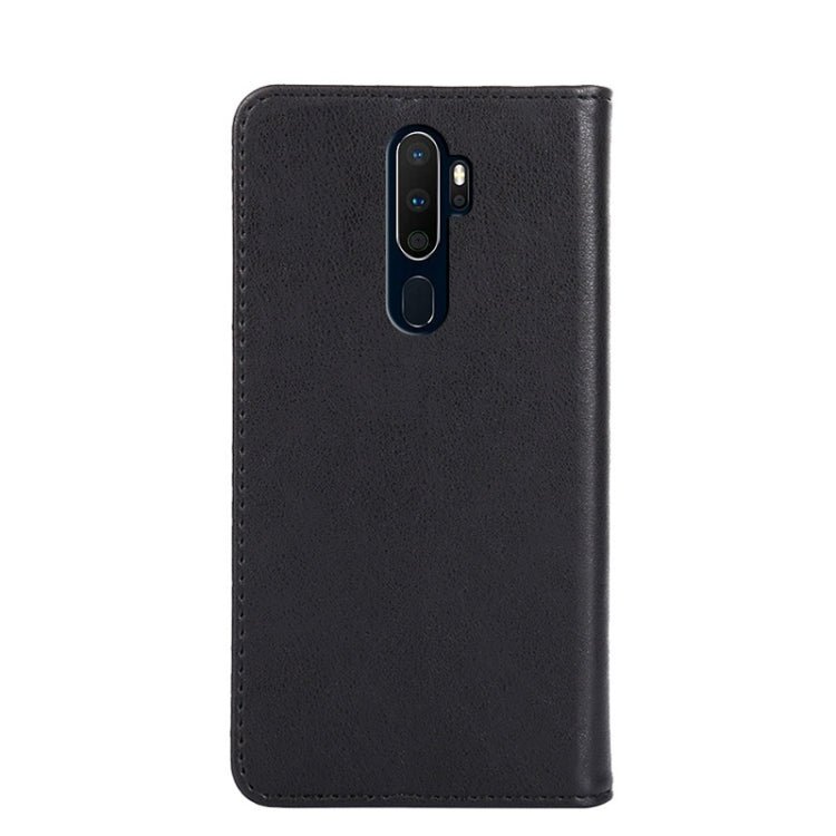 For OPPO A9 2020 / A5 2020 / A11X Non-Magnetic Retro Texture Horizontal Flip Leather Phone Case