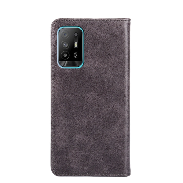 For OPPO A94 5G / F19 Pro+ / Reno 5Z Non-Magnetic Retro Texture Horizontal Flip Leather Phone Case