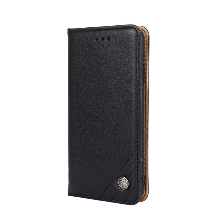 For OPPO A74 4G / F19 Non-Magnetic Retro Texture Horizontal Flip Leather Phone Case