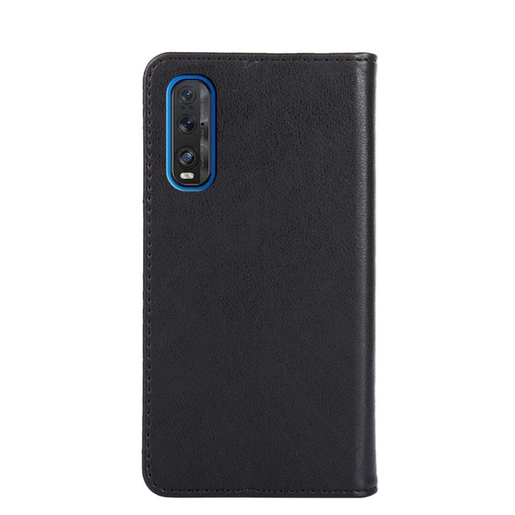For OPPO Find X2 Non-Magnetic Retro Texture Horizontal Flip Leather Phone Case