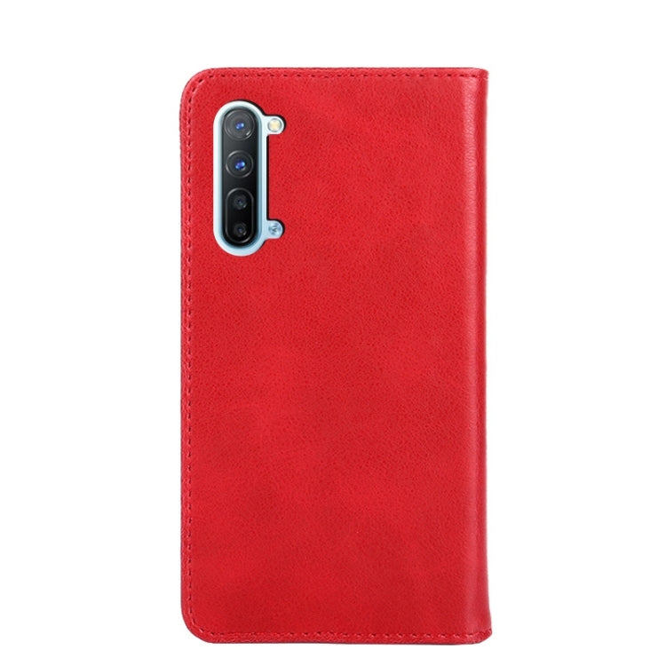 For OPPO Reno3 5G / Find X2 Lite Foreign Version Non-Magnetic Retro Texture Horizontal Flip Leather Phone Case