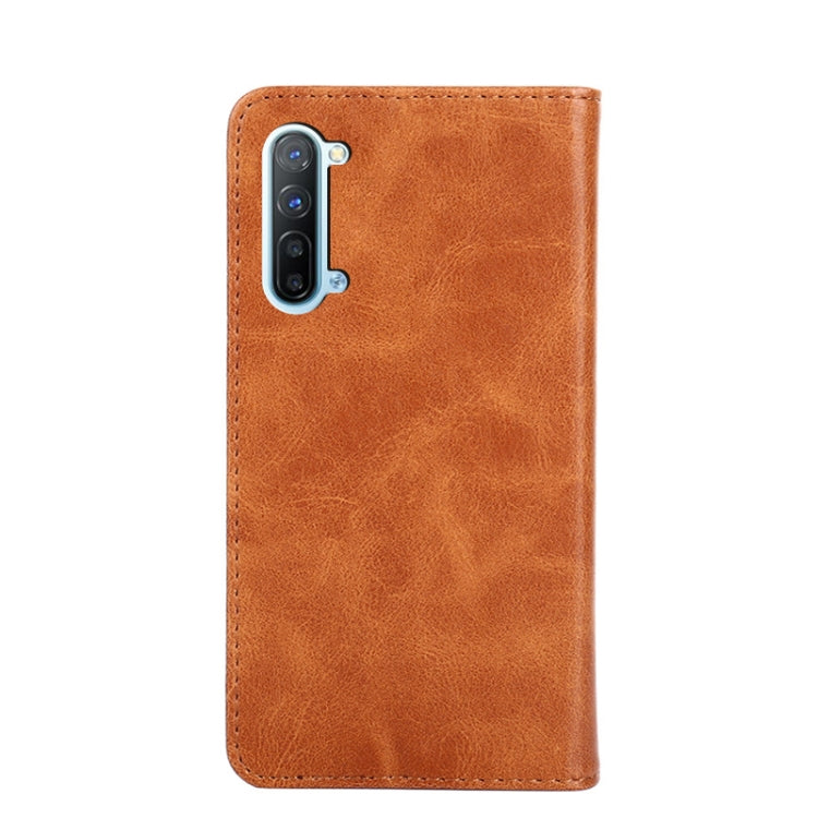 For OPPO Reno3 5G / Find X2 Lite Foreign Version Non-Magnetic Retro Texture Horizontal Flip Leather Phone Case