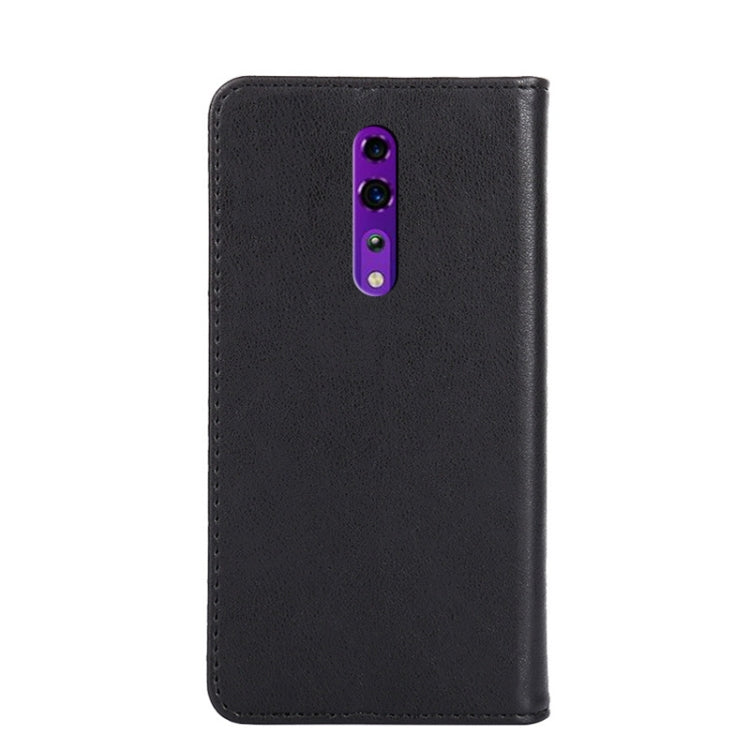 For OPPO Reno Z Non-Magnetic Retro Texture Horizontal Flip Leather Phone Case