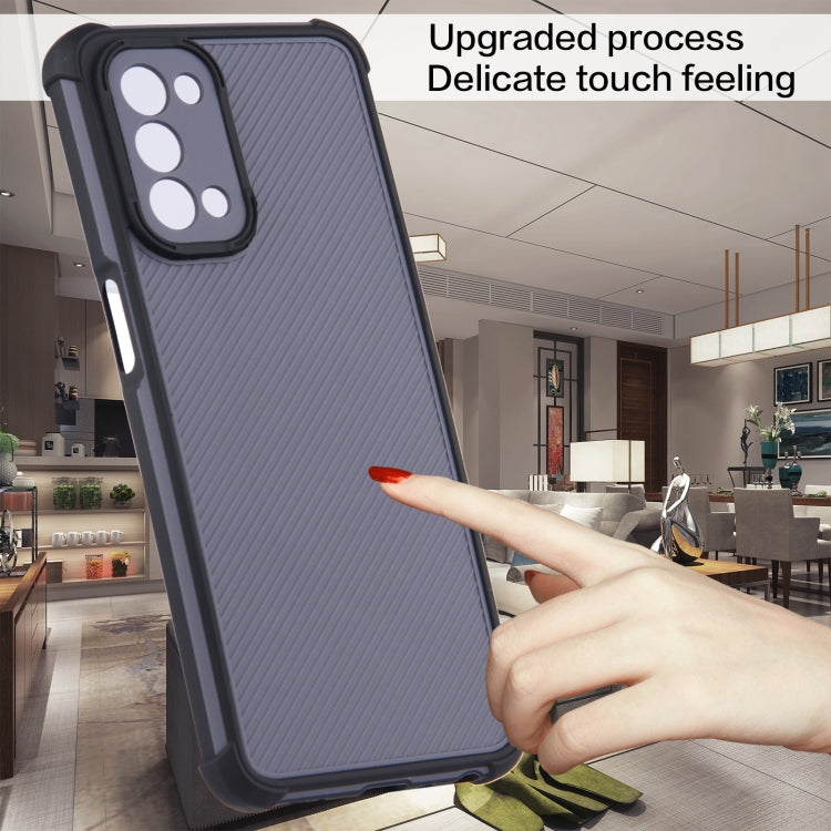 For OPPO A54 5G/A74 5G/A93 5G Eagle Eye Armor Dual-color TPU + PC Phone Case