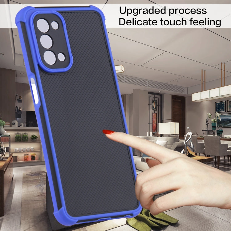 For OPPO A54 5G/A74 5G/A93 5G Eagle Eye Armor Dual-color TPU + PC Phone Case