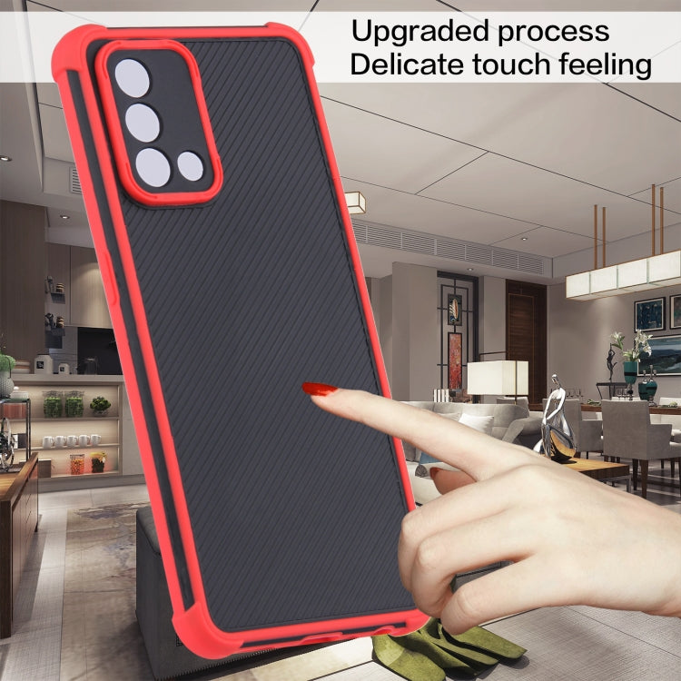 For OPPO A74 / F19 4G Eagle Eye Armor Dual-color TPU + PC Phone Case