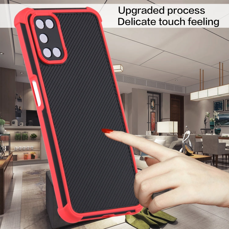 For OPPO A92 / A52 / A72 Eagle Eye Armor Dual-color TPU + PC Phone Case