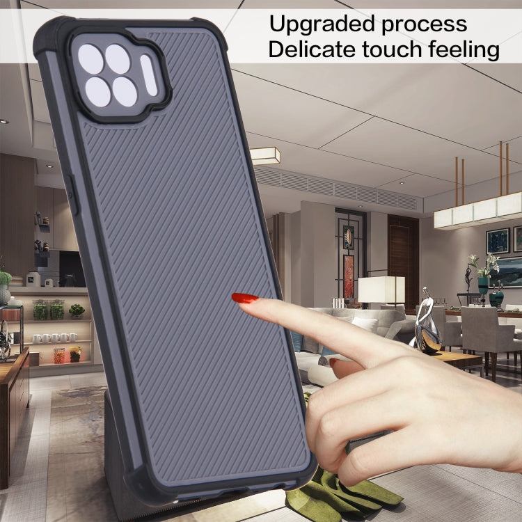 For OPPO F17 / A73 Eagle Eye Armor Dual-color TPU + PC Phone Case