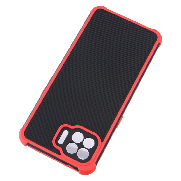 For OPPO F17 Pro / A93 / Reno4 F Eagle Eye Armor Dual-color TPU + PC Phone Case