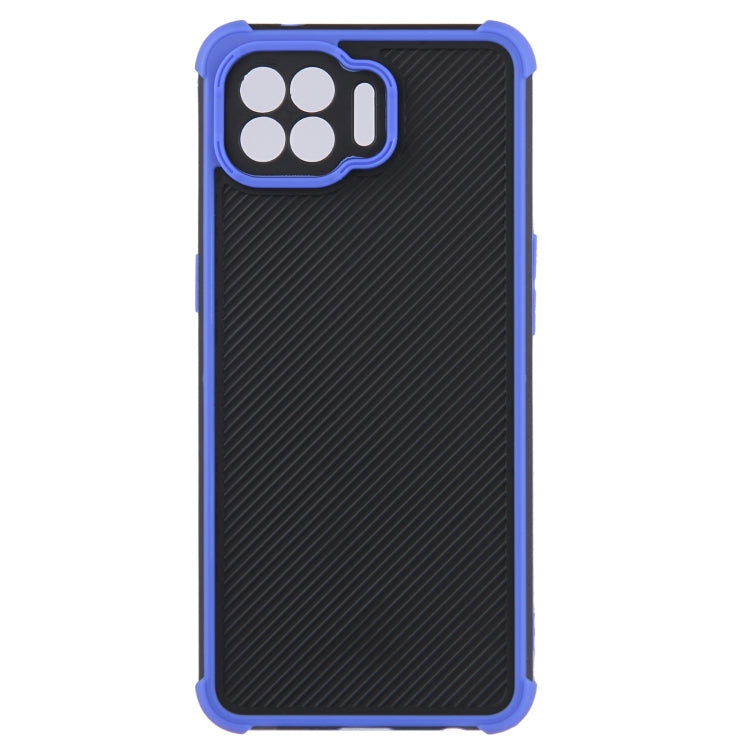 For OPPO F17 Pro / A93 / Reno4 F Eagle Eye Armor Dual-color TPU + PC Phone Case