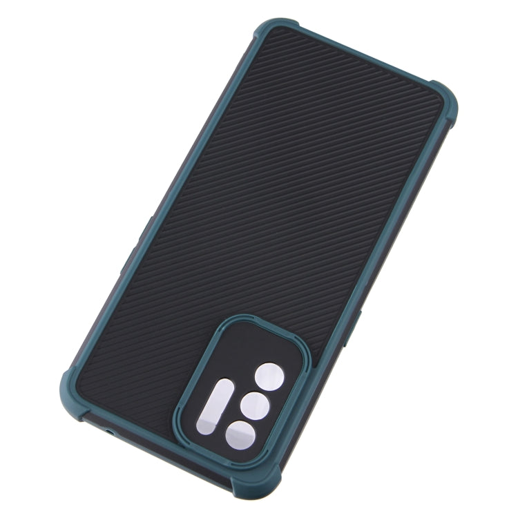 For OPPO F19 Pro+ 5G/Reno5 Z 5G/A94 5G/Reno6 Z Eagle Eye Armor Dual-color TPU + PC Phone Case