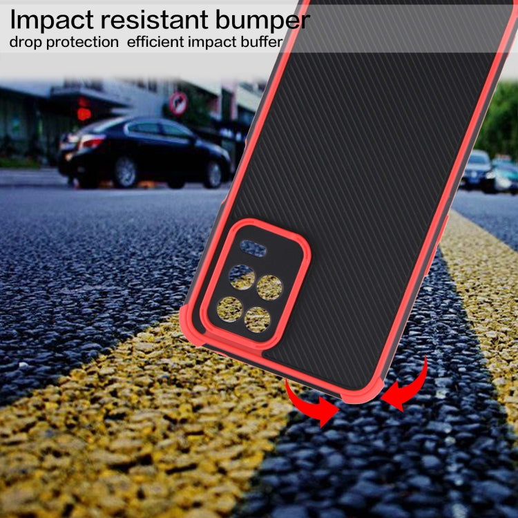 For OPPO Realme 8 5G/V13 5G/Narzo 30 5G Eagle Eye Armor Dual-color TPU + PC Phone Case