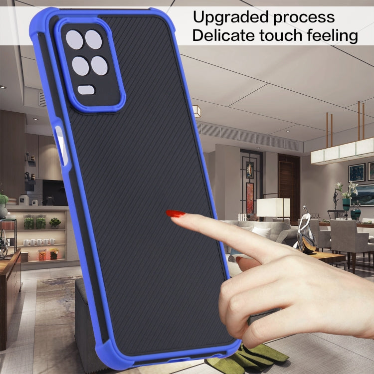 For OPPO Realme 8 5G/V13 5G/Narzo 30 5G Eagle Eye Armor Dual-color TPU + PC Phone Case