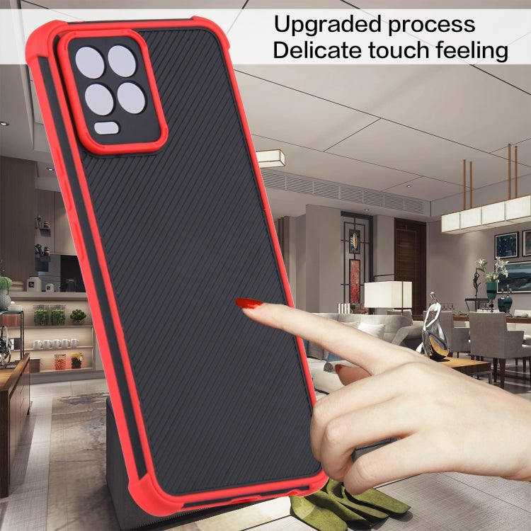 For OPPO Realme 8 / 8 Pro Eagle Eye Armor Dual-color TPU + PC Phone Case