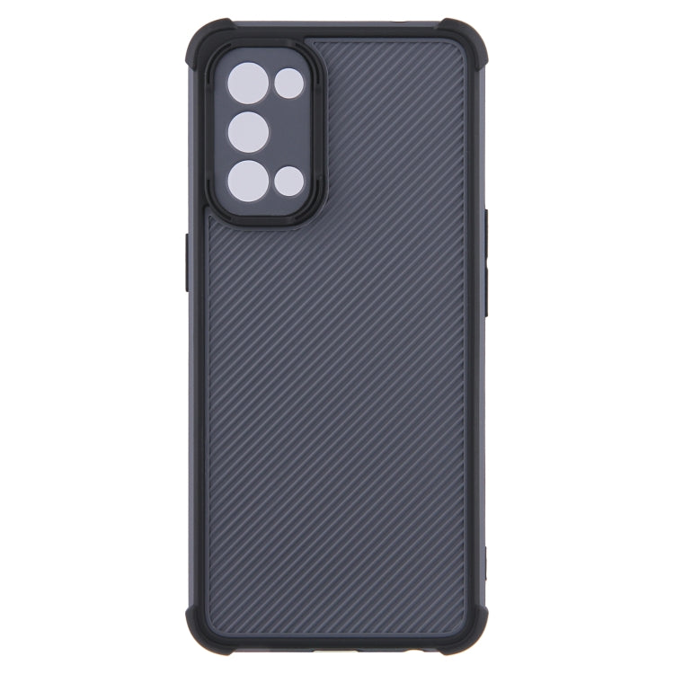 For OPPO Reno5 Eagle Eye Armor Dual-color TPU + PC Phone Case