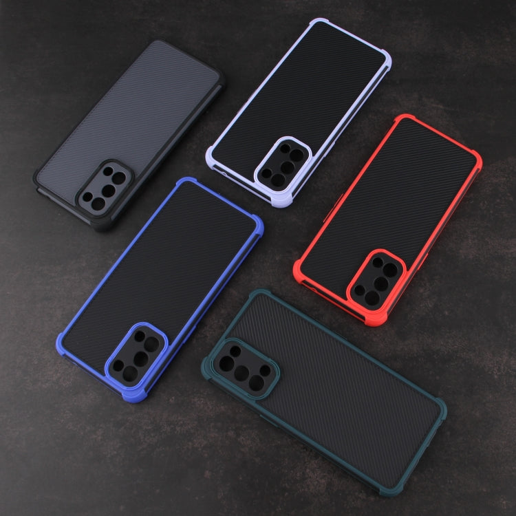 For OPPO Reno5 Eagle Eye Armor Dual-color TPU + PC Phone Case