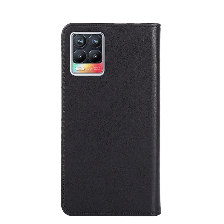For OPPO Realme 8 / 8 Pro Non-Magnetic Retro Texture Horizontal Flip Leather Phone Case