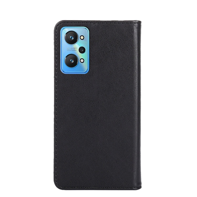 For OPPO Realme GT Neo2 Non-Magnetic Retro Texture Horizontal Flip Leather Phone Case