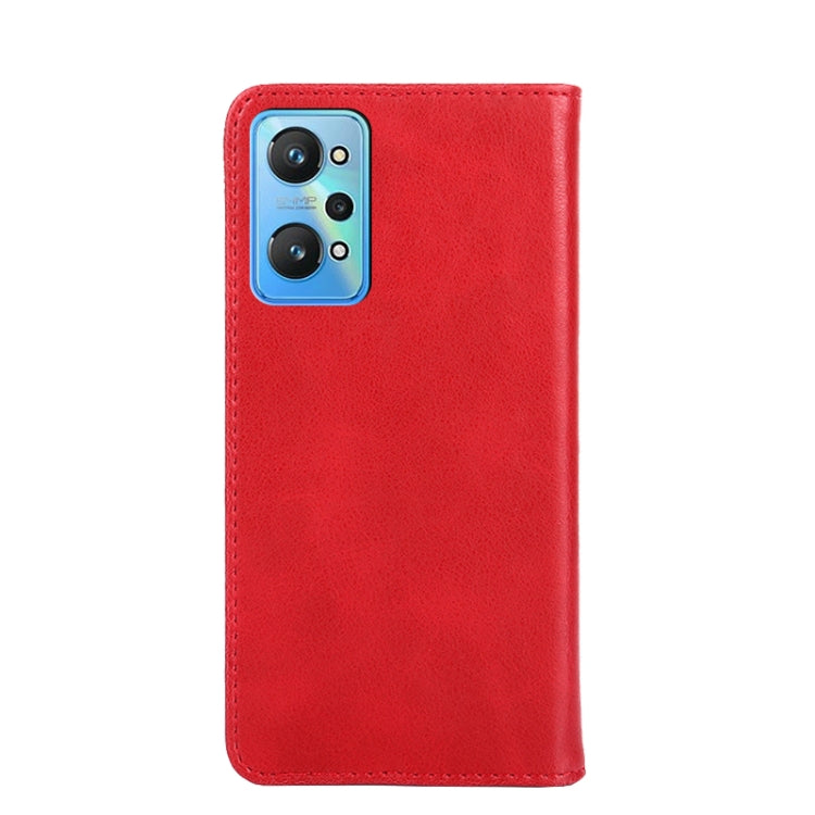 For OPPO Realme GT Neo2 Non-Magnetic Retro Texture Horizontal Flip Leather Phone Case