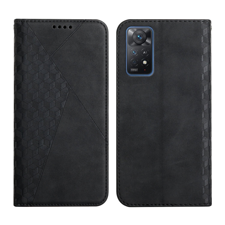 For Xiaomi Redmi Note 11 Pro International Version Diamond Splicing Skin Feel Magnetic Leather Phone Case