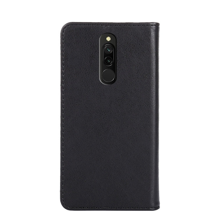 For Xiaomi Redmi 8 Non-Magnetic Retro Texture Leather Phone Case
