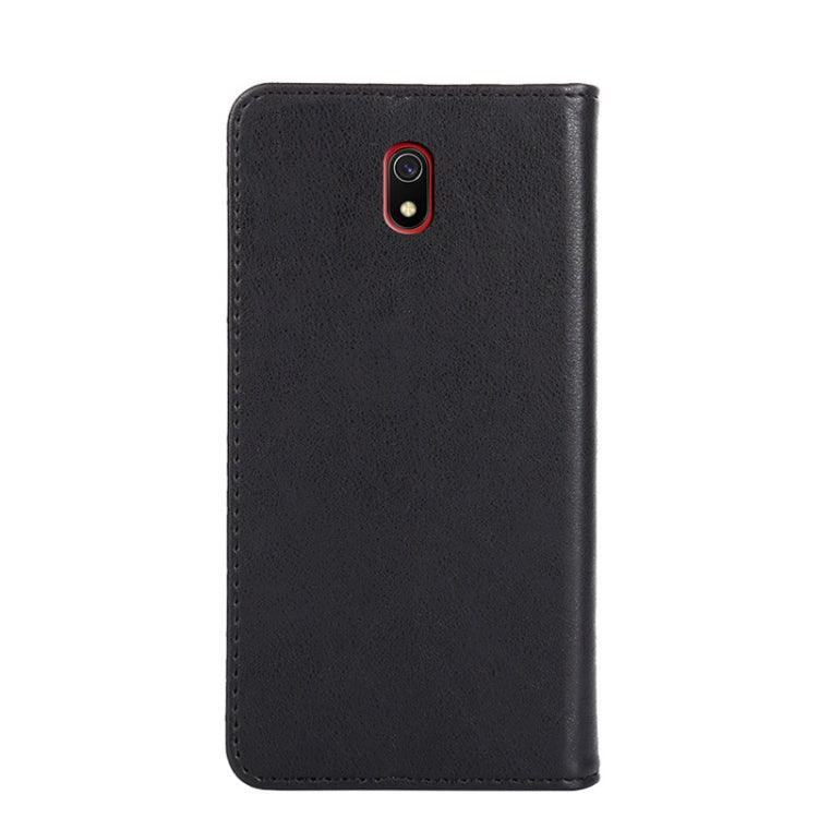 For Xiaomi Redmi 8A Non-Magnetic Retro Texture Leather Phone Case