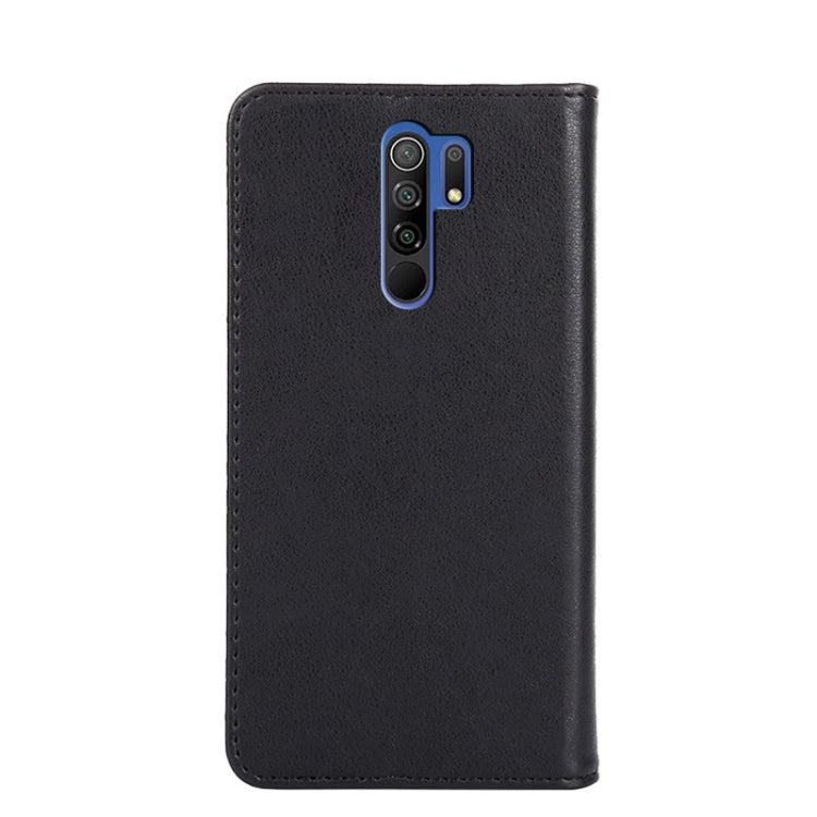 For Xiaomi Redmi 9 Non-Magnetic Retro Texture Leather Phone Case