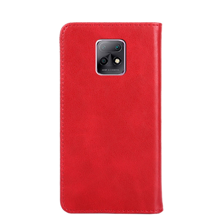 For Xiaomi Redmi 10X 5G Non-Magnetic Retro Texture Leather Phone Case