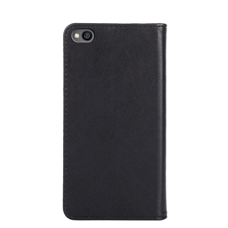 For Xiaomi Redmi Go Non-Magnetic Retro Texture Leather Phone Case
