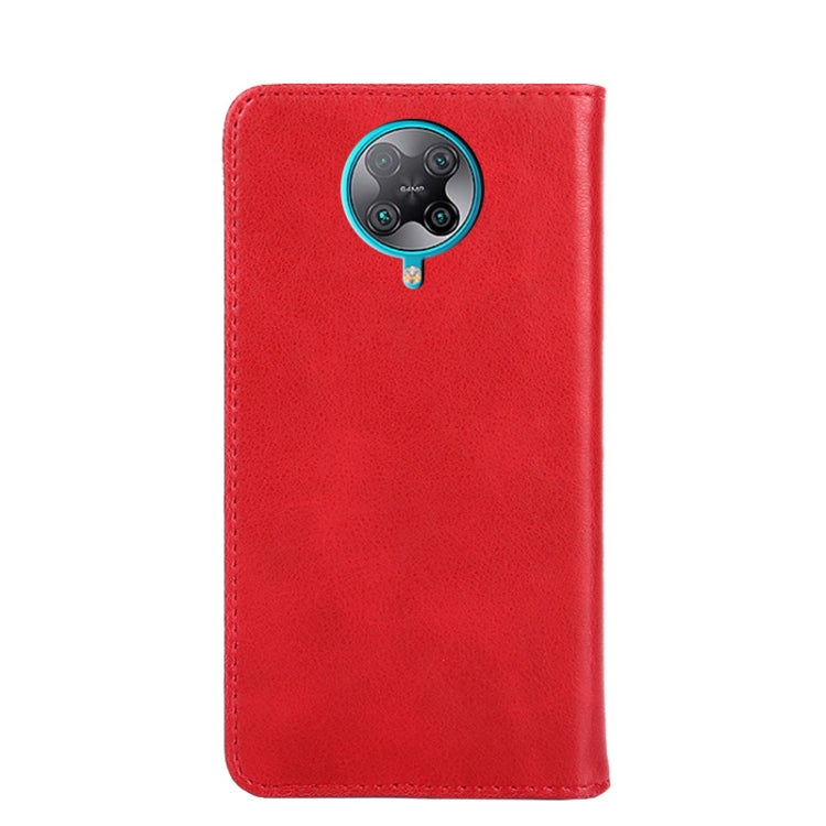 For Xiaomi Redmi K30 Pro Non-Magnetic Retro Texture Leather Phone Case
