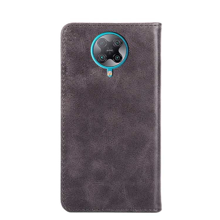 For Xiaomi Redmi K30 Pro Non-Magnetic Retro Texture Leather Phone Case