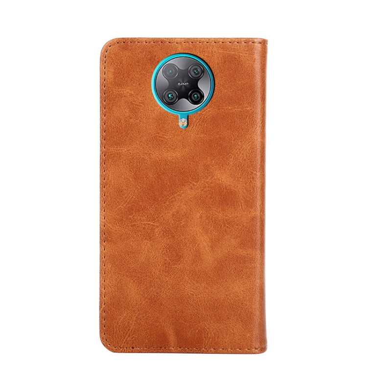 For Xiaomi Redmi K30 Pro Non-Magnetic Retro Texture Leather Phone Case