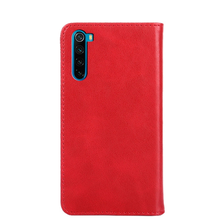 For Xiaomi Redmi Note 8 Non-Magnetic Retro Texture Leather Phone Case