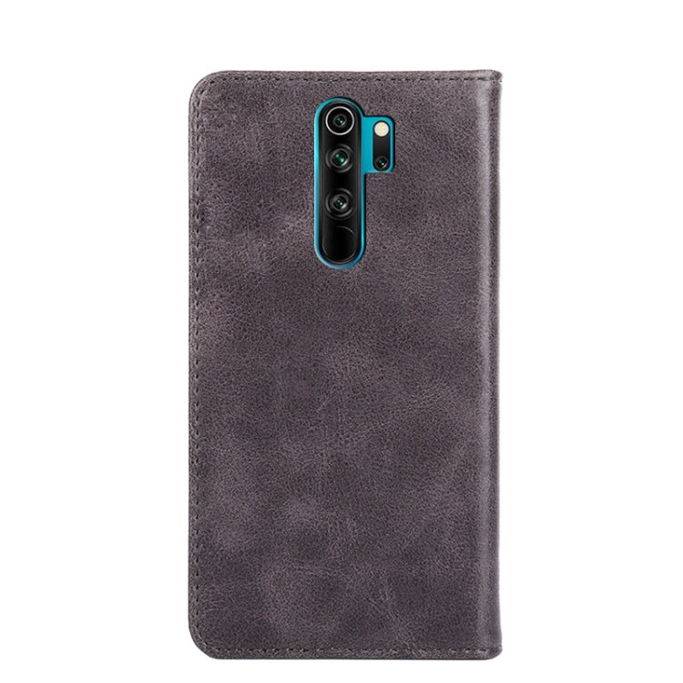 For Xiaomi Redmi Note 8 Pro Non-Magnetic Retro Texture Leather Phone Case