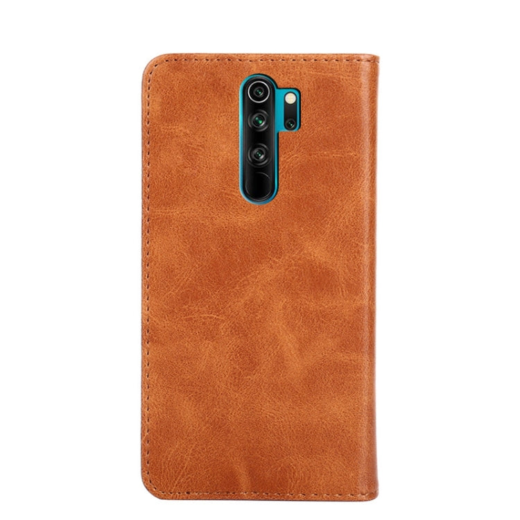 For Xiaomi Redmi Note 8 Pro Non-Magnetic Retro Texture Leather Phone Case