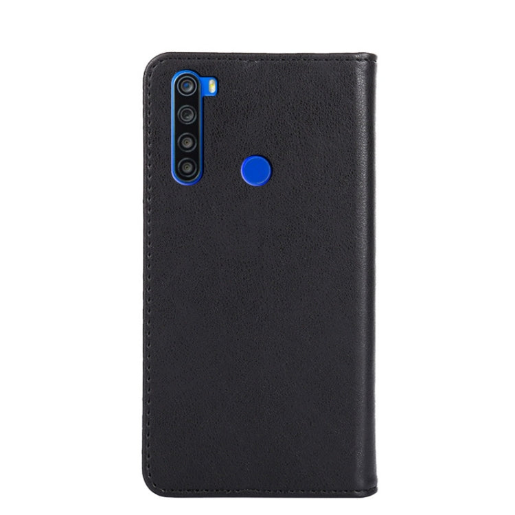 For Xiaomi Redmi Note 8T Non-Magnetic Retro Texture Leather Phone Case
