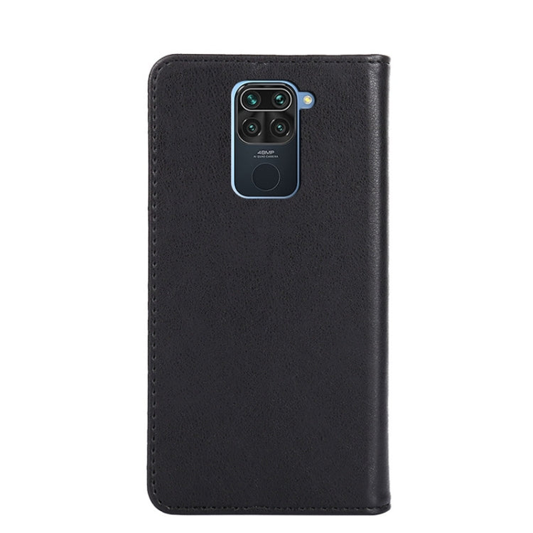 For Xiaomi Redmi Note 9 Non-Magnetic Retro Texture Leather Phone Case