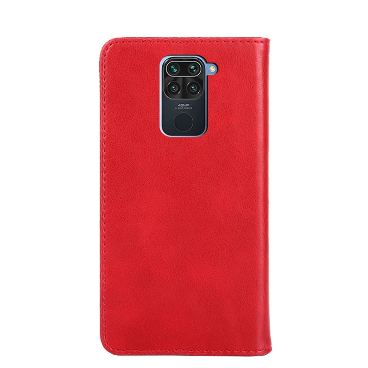 For Xiaomi Redmi Note 9 Non-Magnetic Retro Texture Leather Phone Case